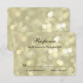 Champagne Bubbles RSVP Kaartje (Voorkant / Achterkant)