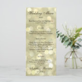Champagne Bubbles Wedding Menu (Staand voorkant)