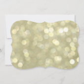 Champagne Bulles Douche nuptiale Invitation (Dos)