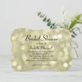 Champagne Bulles Douche nuptiale Invitation (Debout devant)