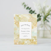 Champagne Burst Crystal Bewaar de datum Briefkaart (Staand voorkant)