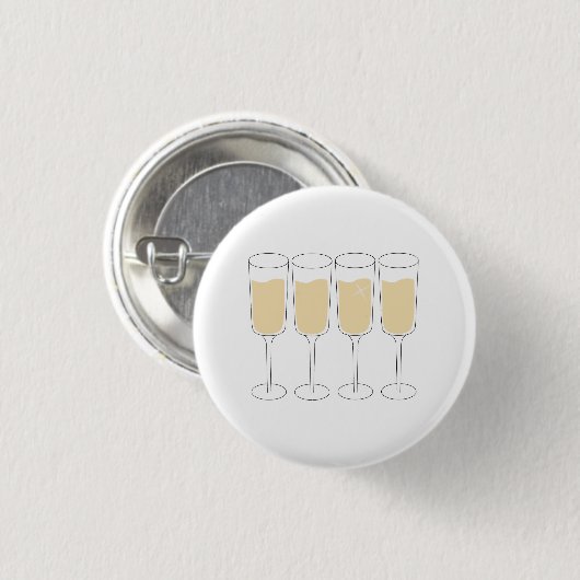 Champagne Button (Voorkant /achterkant)