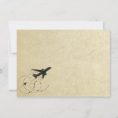 Champagne California Passport Bedankkaart (Achterkant)