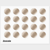 Champagne Calligraphie Monogramme Stickers cire (Feuille)