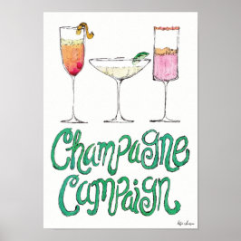 Champagne Campaign Print