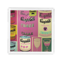 Champagne Campbell's Pop Square Acryllade