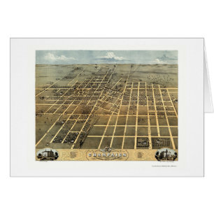 Champagne, carte panoramique de l'IL - 1869