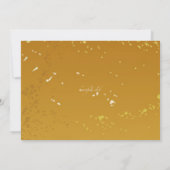 Champagne Celebration Invitation Kaart (Achterkant)