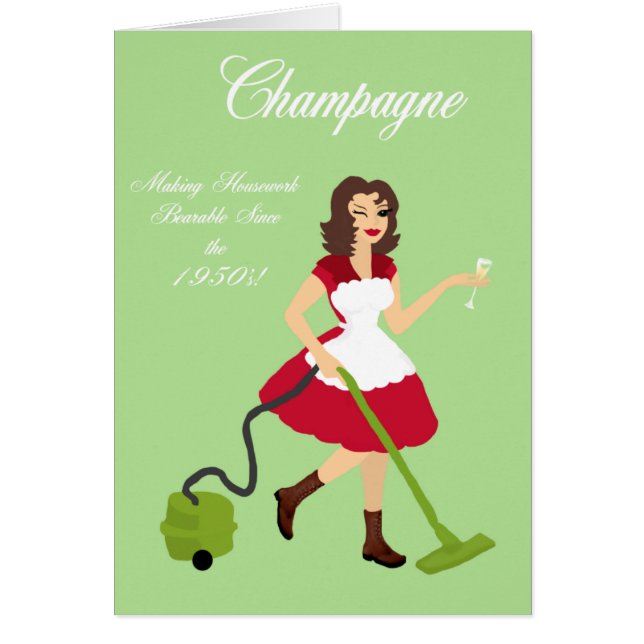 Champagne Charlotte Fun Card (Voorkant)