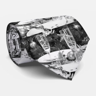 ***CHAMPAGNE CHRISTMAS EN NIEUW JAAR** STROPDAS