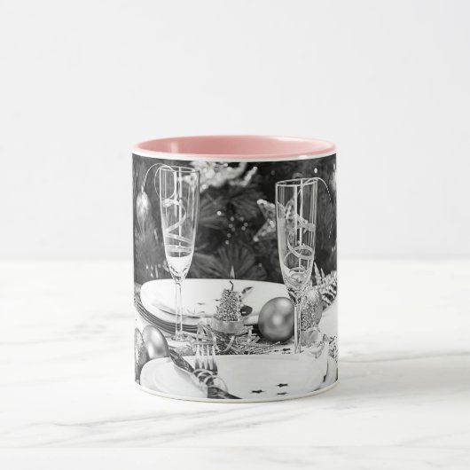 ***CHAMPAGNE** CHRISTMAS EN NIEUWE MOK VAN KOFFIE (Midden)