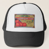 Champagne Cider Appels Knutsel Art Trucker Pet (Voorkant)
