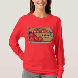Champagne Cider Apple Art T-shirt