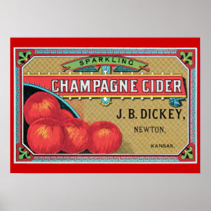 Champagne Cider  Art Print