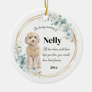 Champagne Cockapoo in het liefhebben van Memory Pe Keramisch Ornament