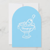 Champagne Coquette Kaart (Achterkant)