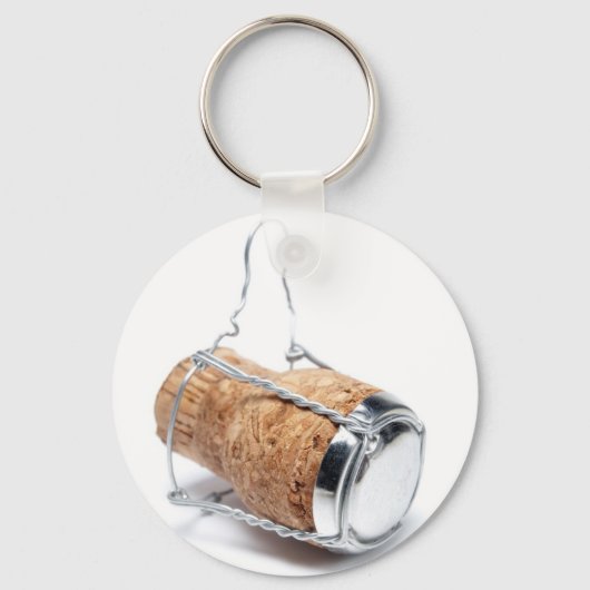 Champagne cork sleutelhanger (Voorkant)