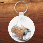 Champagne cork sleutelhanger (Voorkant)