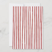 Champagne Coupe Cherry Heart Birthday Invitation (Dos)