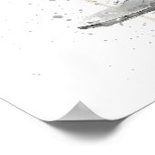 Champagne Coupe Cocktail Poster (Hoek)