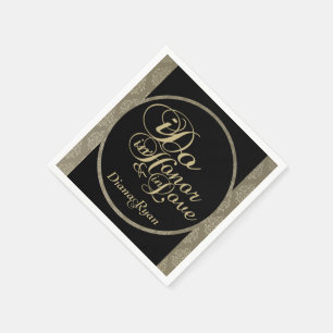 Champagne Damask Party Servetten