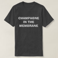 Champagne dans le T-shirt Membrane