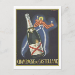 Champagne de Castellane Briefkaart