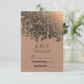 Champagne doré beige miel éclat de réponse RSVP (Debout devant)