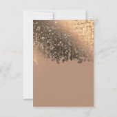 Champagne doré beige miel éclat doré réponse RSVP (Dos)