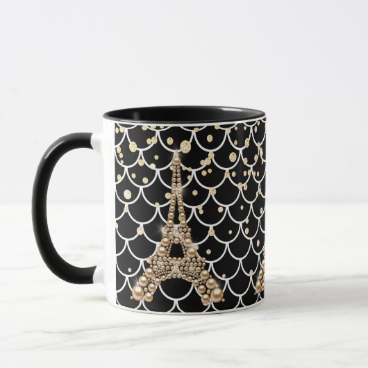 Champagne Eiffeltoren Mok (Links)