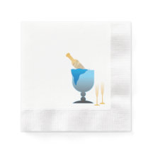 Champagne emmer papier servetten