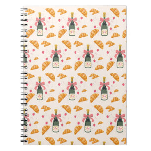 Champagne en Croissants Notitieboek