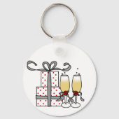 Champagne en Gifts Sleutelhanger (Voorkant)