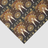 Champagne en vuurwerk - nieuwjaarsjaar 2019 tissuepapier (Detail)