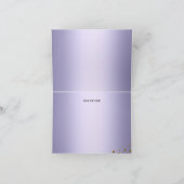 Champagne et Carte de remerciements lustre en or v (Intérieur)