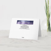 Champagne et feux d'artifice Bonne Carte de voeux  (Dos)