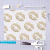 Champagne Faux Glitter Lips Tissue Paper Tissuepapier (Craft)