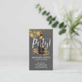 Champagne / Feestplanner / Feestelijk II Visitekaartje (Staand voorkant)