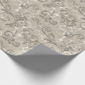 Champagne Flourishes Cadeaupapier (Hoek)