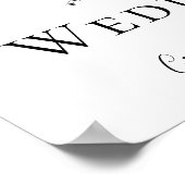 Champagne Flowers Welkom bij het gebarentaal Poster (Hoek)