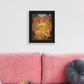 Champagne GIrl c1897 Canvas Afdruk (Insitu (Woonkamer))