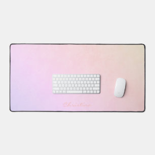 Champagne givré rose pêche violet Ombré avec nom