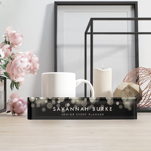 Champagne Glans Naambordje