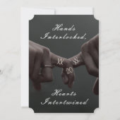 Champagne Glans Save the Date (Achterkant)