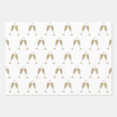 Champagne Glasses — Flat Sheets Inpakpapier Vel (Voorkant)