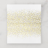 Champagne glazen bruiloft gast plaats kaarten (Binnenkant ongevouwen)