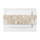 Champagne Glitter Drips Weddenschap Uitnodigingen Wikkel (Voorkant Voorbeeld)