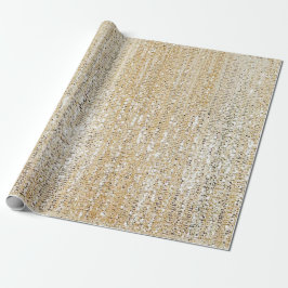 Champagne Glitter Modern Cadeaupapier