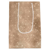 Champagne Glitz Medium Cadeauzakje (Achterkant)