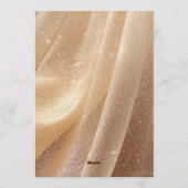 Champagne Glow New Year 2025 Invitation – Editable Kaart (Achterkant)